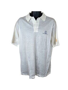 Vintage 80s Waikiki Landmark Polo Shirt White Mens Size M Deadstock